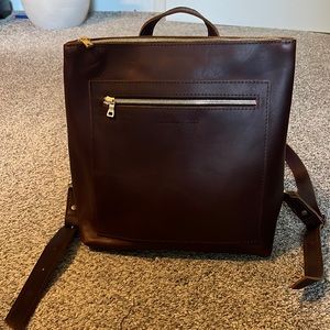 Never before use Portland leather back pack & wallet